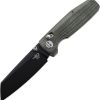 Bestech Slasher Axis Lock Green Stonewash Folding Knife