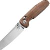 Bestech Slasher Axis Lock Natural Canvas Micarta