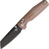 Bestech Slasher Axis Lock Natural Stonewash Folding Knife