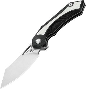 Bestech Kasta Linerlock 154CM Stainless Black/White G10