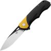 Bestech Airstream Linerlock Yellow D2 Blade