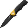 BTKG47B.jpg Bestech Airstream Stonewash Yellow D2 Folding Knife