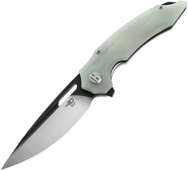 Bestech Knives Ornetta Linerlock - Jade G10 Handle