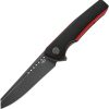 Bestech Knives Slyther Linerlock - Black/Red G10 Handle