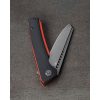 Bestech Knives Slyther Linerlock - Black/Red G10 Handle