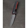 Bestech Knives Slyther Linerlock - Black/Red G10 Handle