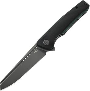 Bestech Knives Slyther Linerlock - Black/Green G10 Handle