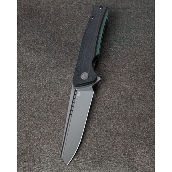 Bestech Knives Slyther Linerlock - Black/Green G10 Handle