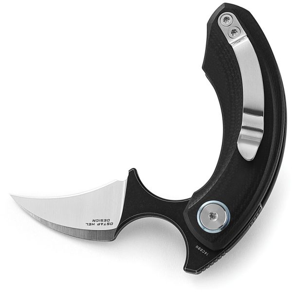 Bestech Knives Strelit Linerlock - Black G10 Handle