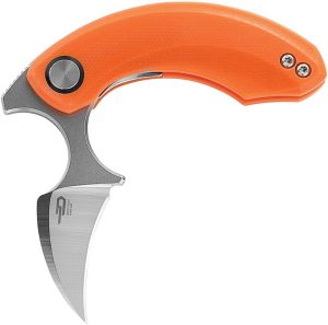 Bestech Strelit Linerlock Folding Knife - Orange G10