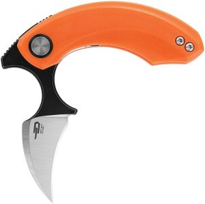 Bestech Strelit Linerlock - Orange G10 Black Blade