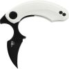 Bestech Strelit Linerlock - White G10 Black Blade