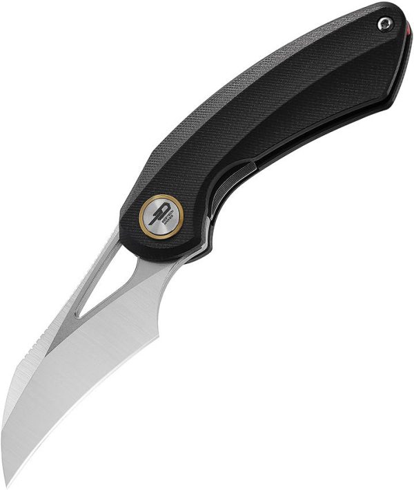 Bestech Bihai Linerlock Folding Knife - Black G10