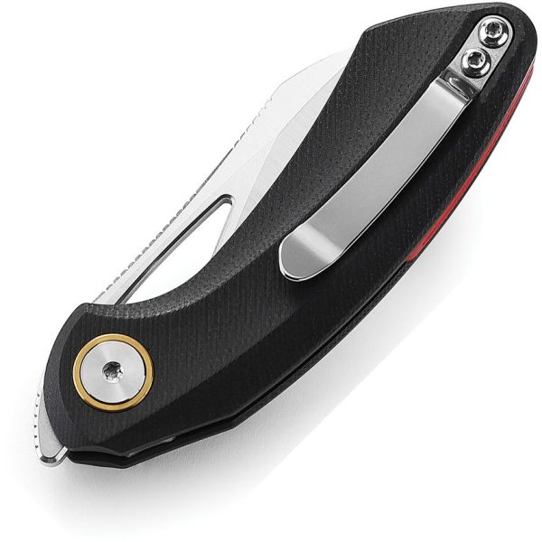 Bestech Bihai Linerlock Folding Knife - Black G10