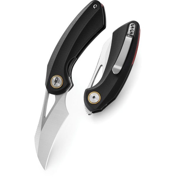 Bestech Bihai Linerlock Folding Knife - Black G10