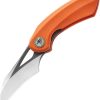 Bestech Bihai Linerlock - Orange G10 Black Blade