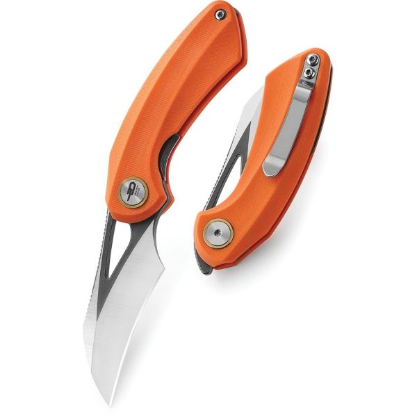Bestech Bihai Linerlock - Orange G10 Black Blade
