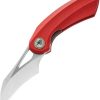 Bestech Bihai Linerlock Folding Knife - Red G10
