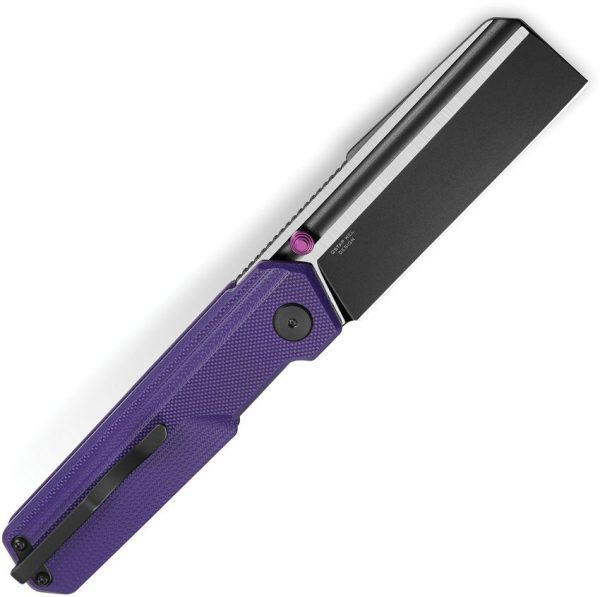 Bestech Tardis Linerlock Purple G10 D2 Blade
