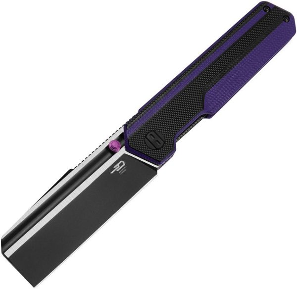 Bestech Tardis Linerlock Black/Purple G10 D2