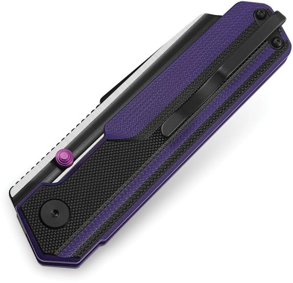 Bestech Tardis Linerlock Black/Purple G10 D2
