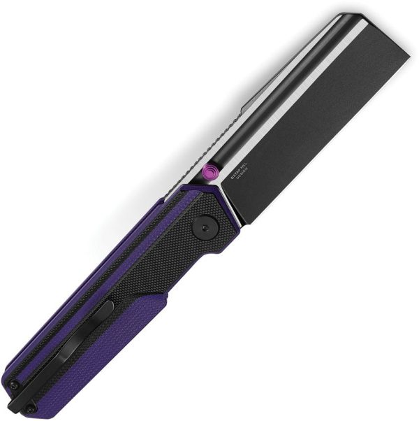 Bestech Tardis Linerlock Black/Purple G10 D2