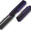 Bestech Tardis Linerlock Black/Purple G10 D2