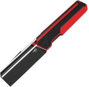 Bestech Tardis Linerlock Black/Red G10 D2