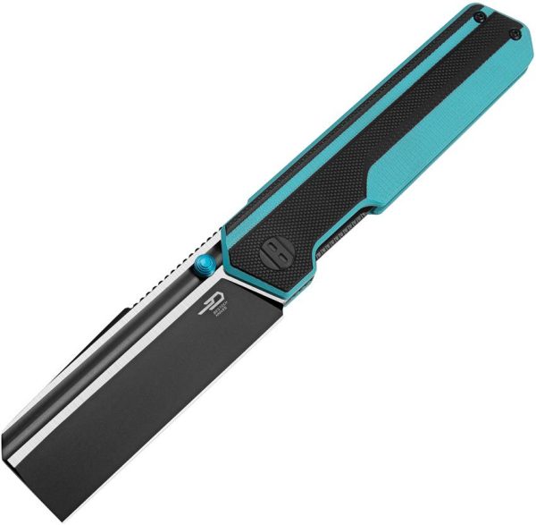 Bestech Tardis Linerlock D2 Black/Blue G10