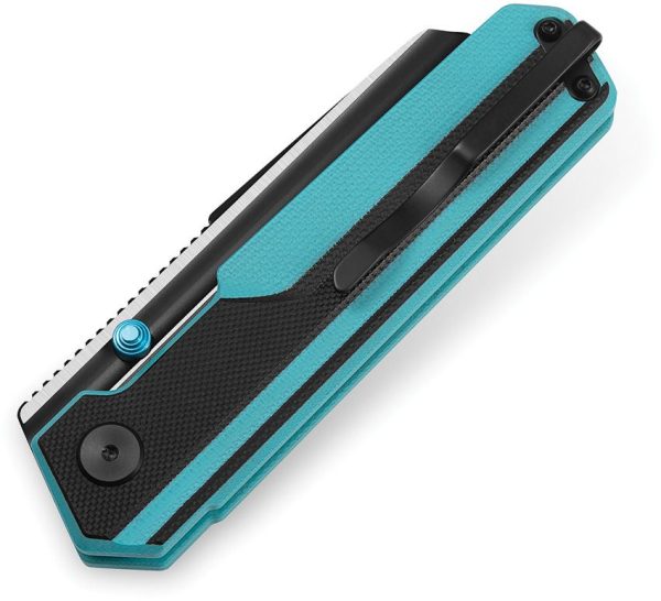 Bestech Tardis Linerlock D2 Black/Blue G10