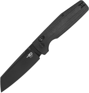 Bestech Slasher Axis Lock D2 Black Micarta