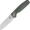 Bestech Slasher Axis Lock D2 Green Micarta