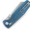 Bestech Slasher Axis Lock D2 Blue Micarta