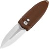 Bestech Ququ Button Lock Spear G10 Brown