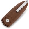 Bestech Ququ Button Lock Spear G10 Brown