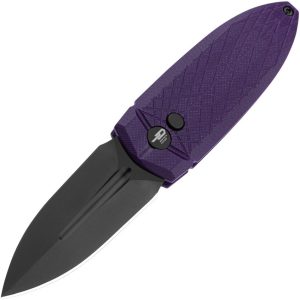Bestech Ququ Button Lock DLC Spear G10 Purple