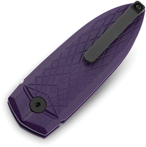 Bestech Ququ Button Lock DLC Spear G10 Purple