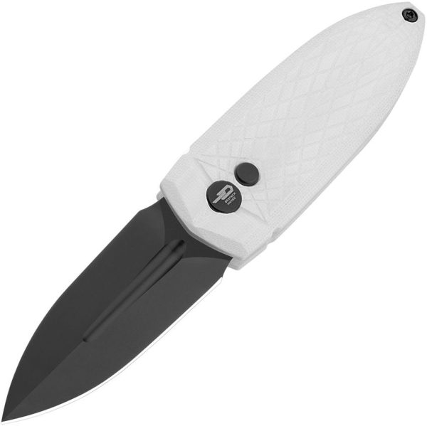 Bestech Ququ Button Lock DLC Spear G10 White