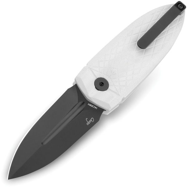 Bestech Ququ Button Lock DLC Spear G10 White