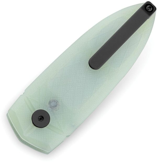 Bestech Ququ Button Lock DLC Spear G10 Jade