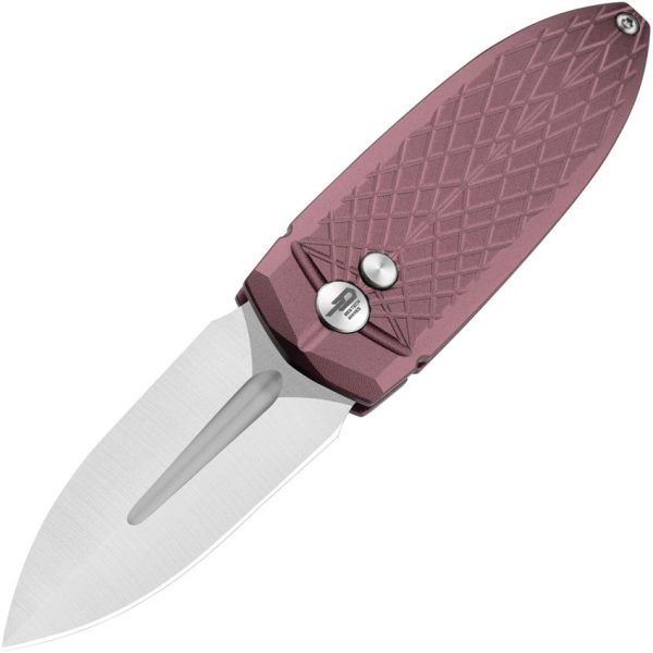 Bestech Ququ Button Lock Spear Al Brown