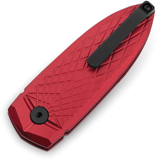 Bestech Ququ Button Lock DLC Spear Al Red