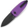 Bestech Ququ Button Lock Folding Knife - Purple Aluminum