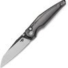 Bestech Snakebird Button Lock Folding Knife - Black Micarta