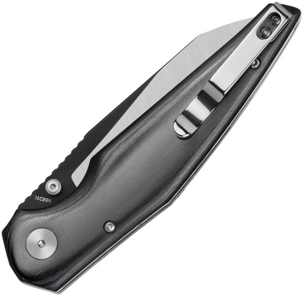 Bestech Snakebird Button Lock Folding Knife - Black Micarta
