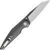 Bestech Snakebird Button Lock Folding Knife - Black Micarta