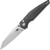 Bestech Snakebird Button Lock Folding Knife - Black Micarta