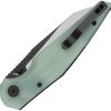 Bestech Snakebird Button Lock Folding Knife - Jade G10