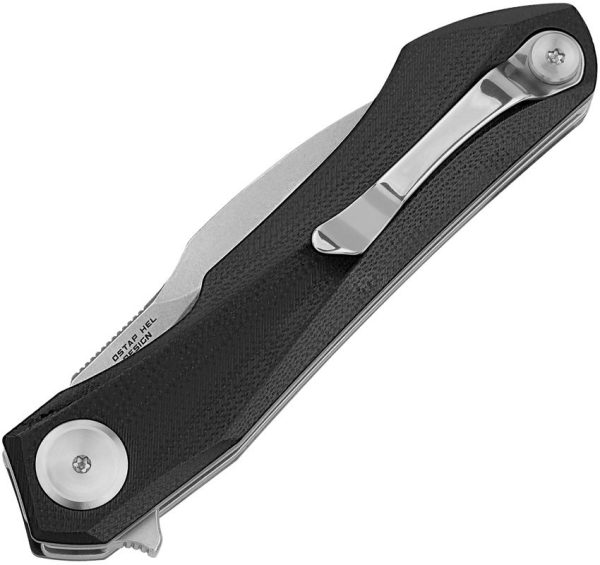 Bestech Ivy Linerlock Folding Knife - Black G10