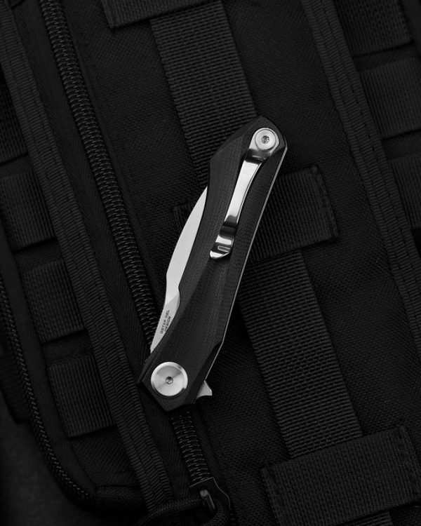 Bestech Ivy Linerlock Folding Knife - Black G10